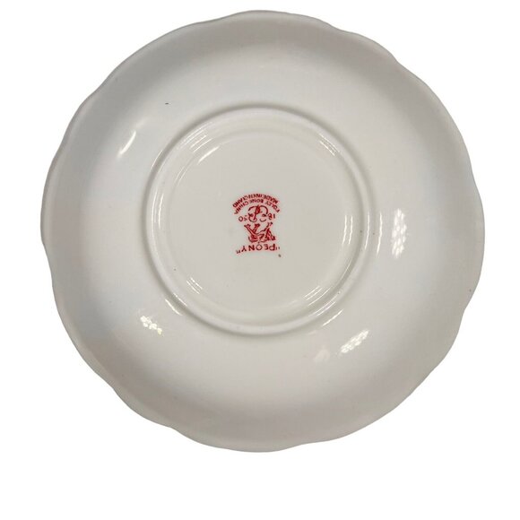 Peony EB 1850 Foley Tea Cup & Saucer Gold Trimmed Vtg Bone China England Floral - Picture 6 of 16